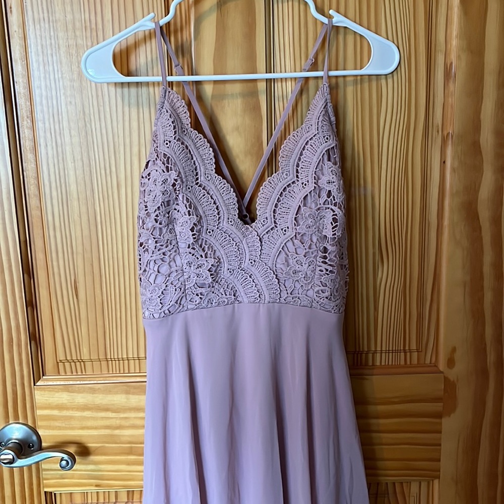 Light pink formal/prom dress